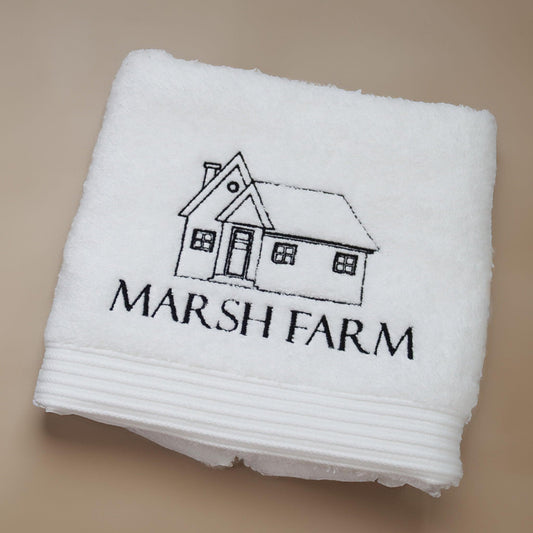 Rustic Farmhouse Embroidered Towels – Perfect for Country Homes