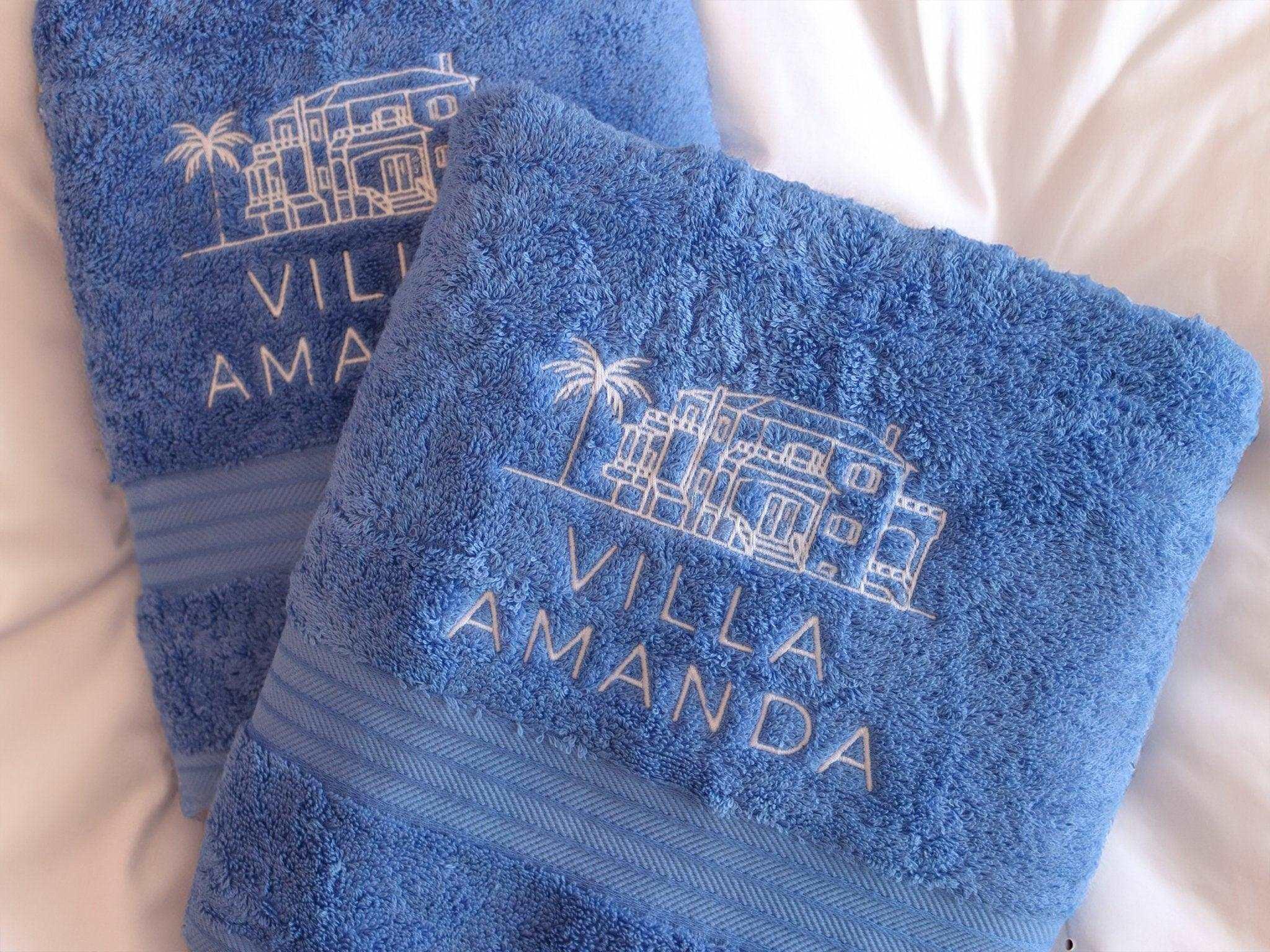 Vacation Rental Towels Personalised for Airbnb Holiday Homes JBrandWorks