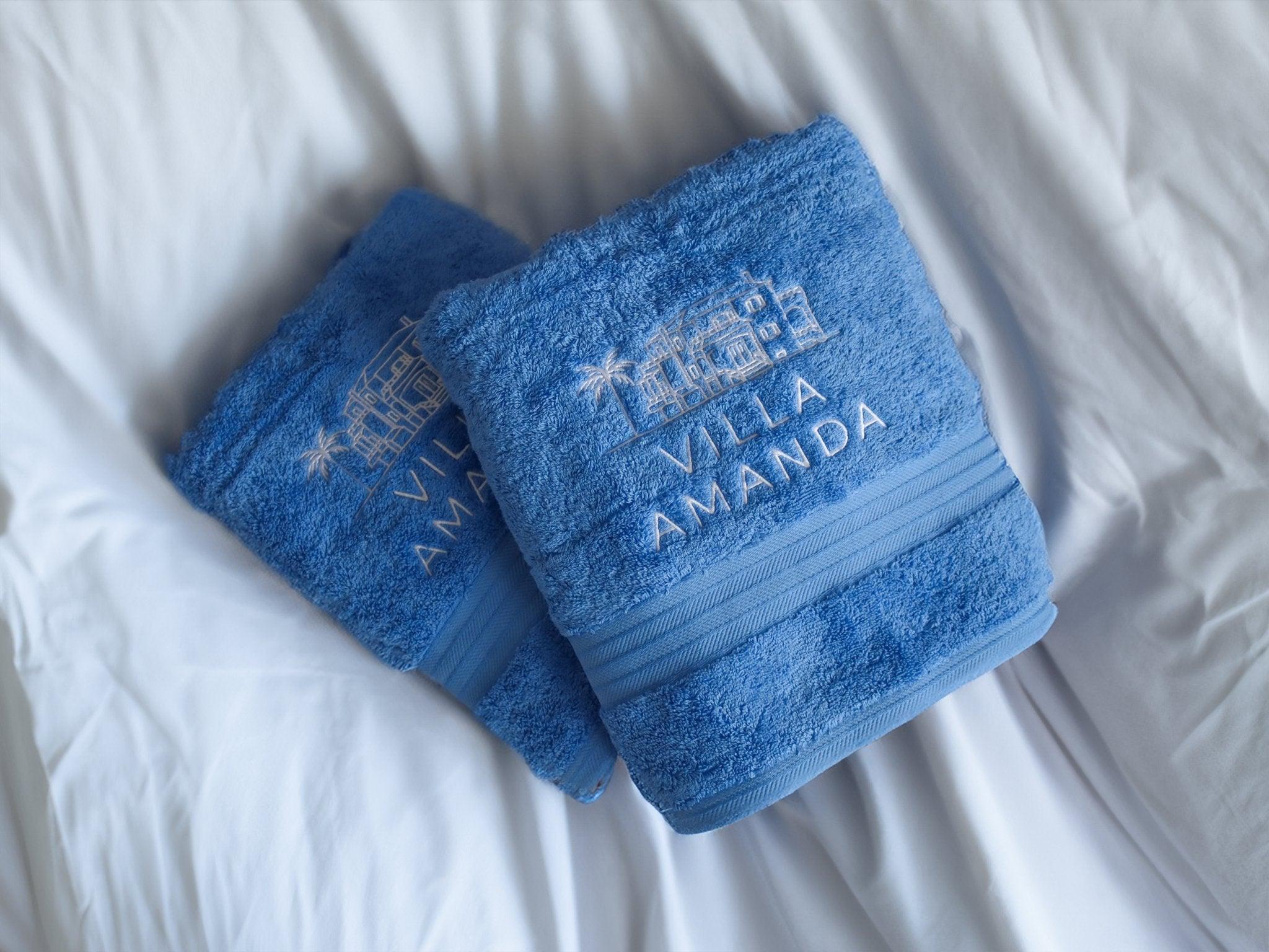 Personalised luxury towels sale